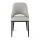 Artiss 1x Dining Chair - Grey & Brown PU Leather, Hollow Back, Ergonomic, Metal Legs, 48x57x82cm, Modern Accent Seating