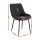 Artiss 4x Retro Dining Chairs - Black PU Leather, Ergonomic Design, Metal Legs, 50x50x82cm, Easy Assembly & Maintenance