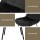 Artiss Set of 4 Black Velvet Dining Chairs – Grid Tufted, Ergonomic Design with Metal Legs, 51x44x80cm, Easy Assembly