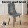 Artiss 4x Retro Dining Chairs, Grey PU Leather, Ergonomic Backrest, Metal Legs, 43x43x90cm, Perfect for Kitchen & Lounge