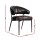 Artiss Yolanda Dining Chairs Set of 2, Black PU Leather, Metal Frame, 150kg Capacity, 49x52x77cm, 1-Year Warranty