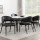 Artiss Yolanda Dining Chairs Set of 4 - Black PU Leather, Metal Frame, Plush Cushioning, 150kg Capacity, Elegant Design
