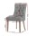 Artiss Cayes French Provincial Dining Chairs Set of 4 - Grey Linen, 13cm Cushion, Rubber Wood Legs, 1-Year Warranty