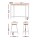 Artiss Solid Wood Bar Table & Stool Set - Pine & White, 3-Piece Dining Desk with Smooth Finish & Anti-Slip Protectors