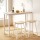 Artiss Solid Wood Bar Table & Stool Set - Pine & White, 3-Piece Dining Desk with Smooth Finish & Anti-Slip Protectors