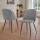 Artiss Houndstooth Linen Dining Chairs Set of 2 - Modern Design with Solid Metal Legs, 150kg Capacity, Anti-Slip Feature