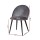 Artiss Velvet Dining Chairs Set of 4 - Dark Grey, Solid Iron Legs, Anti-Slip, Easy Assembly, 150kg Capacity