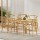 Artiss Set of 6 Wishbone Dining Chairs - Rubberwood Frame, Rattan Seat, Ergonomic Design, 120kg Capacity, Natural Finish