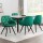 Artiss Velvet Diamond Tufted Dining Chairs Set of 4 - Green, Plush Armchair, Steel Legs, 150kg Capacity, 1-Year Warranty