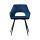 Artiss Caitlee Velvet Dining Chairs Set of 2 - Blue, Plush Comfort, Steel Legs, 150kg Capacity, Easy Assembly
