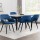 Artiss Velvet Dining Chairs Set of 4 - Blue, Plush Upholstery, Steel Legs, 150kg Capacity, Luxurious Comfort