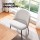 Artiss Dining Chairs Set of 4 Sherpa Boucle White, Modern Upholstered Winged Back, Steel Legs, 150kg Capacity