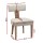 Artiss Milford Dining Chairs Set of 4 - Beige Linen Fabric, Rubber Wood Frame, 150KG Capacity, 1-Year Warranty