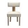 Artiss Milford Dining Chairs Set of 4 - Beige Linen Fabric, Rubber Wood Frame, 150KG Capacity, 1-Year Warranty