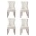 Artiss Set of 4 Beige Velvet Dining Chairs, Button Tufted Backrest, Rubberwood Legs, 150kg Capacity, 96cm High