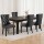 Timeless Elegance: Set of 4 Artiss Black Dining Chairs with PU Leather, Button-Tufted Back, and Rubberwood Legs