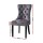 Artiss Set of 4 Grey Velvet Dining Chairs, Button Tufted, Rivet Edge, Rubberwood Legs, 50x46x96cm, 150kg Capacity