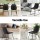 Artiss 4x Retro Dining Chairs in Black PU Leather, Ergonomic Design with Metal Sled Legs, 48x58x83cm, Easy Assembly
