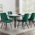 Artiss Dining Chairs Set of 4, Velvet Diamond Tufted, Green, Steel Legs, 150kg Capacity, Luxurious Comfort & Style