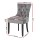 Artiss Dining Chairs Set of 4, Grey Velvet Upholstery, French Provincial Style, Tufted Back, Rubber Wood Legs
