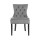Artiss Dining Chairs Set of 4, Grey Velvet Upholstery, French Provincial Style, Tufted Back, Rubber Wood Legs