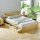 Artiss Aura Double Bed Frame with Storage Drawers, USB Charging Ports, Wood Finish, Sturdy Slats, 211x142cm