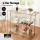 Artiss Gold Bar Cart: 102cm Drink Trolley with Wine Rack, Glass Holder, Mirrored Shelves, and Lockable Casters