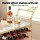 Artiss Marble Bar Cart - Gold Metal Frame, 85cm, Wine Rack & Glass Holder, Rolling Kitchen Island with Lockable Wheels