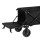 Gardeon Garden Cart, Steel & 600D Polyester, 92x48x61cm, Black, Multipurpose Trolley with 360° Wheels & Rear Opening