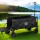 Gardeon Garden Cart, Steel & 600D Polyester, 92x48x61cm, Black, Multipurpose Trolley with 360° Wheels & Rear Opening