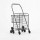 Emajin Folding Aluminium Stair Climbing Shopping Cart Trolley Black 50kg Capacity Foldable Utility Trolley for Groceries