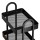 Artiss 4-Tier Kitchen Cart: Portable Black Storage Trolley with Lockable Wheels & Steel Frame - 50kg Capacity