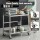 Cefito 2-Tier Stainless Steel Kitchen Trolley with Wheels, 84x56x98cm – Durable, Mobile, 100kg Capacity, Easy to Clean