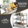 Cefito 3-Tier Stainless Steel Kitchen Trolley with Lockable Wheels, 89x50x83cm – Durable, Mobile, Easy to Assemble