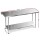 Cefito 1829x760mm Stainless Steel Kitchen Bench 430 - Heavy Duty, Corrosion Resistant with Adjustable Shelves & Feet