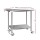 Cefito 1219x610mm Stainless Steel Kitchen Bench with Wheels – Durable, Adjustable, Portable, and Easy to Assemble