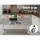 Cefito 1524x610mm Stainless Steel Kitchen Bench with Wheels | Adjustable Shelf & Feet | Durable 430 Grade Steel