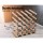 Artiss Wine Rack, Solid Pine & Steel, Holds 20 Bottles, Natural Finish, 42x42x23.5cm, Elegant & Durable Storage Solution