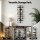 Artiss Wall Mounted Wine Rack 9 Bottle Metal Black Vertical Space Saving Display Storage Organiser 26x7.6x71cm