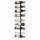 Artiss Wall Mounted Wine Rack 9 Bottle Metal Black Vertical Space Saving Display Storage Organiser 26x7.6x71cm