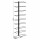 Artiss Wall Mounted Wine Rack 9 Bottle Metal Black Vertical Space Saving Display Storage Organiser 26x7.6x71cm