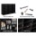 Artiss BERT Black Bookshelf CD/DVD Storage Rack, Adjustable Particle Board, Holds 1116 CDs/528 DVDs, 102x23.5x194.5cm