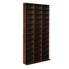 Artiss BERT Brown Bookshelf CD/DVD Storage Rack - Adjustable Particle Board, Holds 1116 CDs/528 DVDs, 102x23.5x194.5cm Artiss BERT Brown Bookshelf CD/DVD Storage Rack - Adjustable Particle Board, Holds 1116 CDs/528 DVDs, 102x23.5x194.5cm