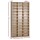 Artiss Bookshelf CD/DVD Storage Rack, Oak - Adjustable Shelves, Holds 1116 CDs/528 DVDs, Eco-Friendly Particle Board