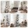 Artiss 5‑Tier Metal Bookshelf Black Geometric Display Shelf Slim Vertical Storage 181cm Height 23kg Capacity