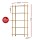 Artiss 5-Tier Wooden Bookshelf Display – 15mm MDF, Pine Legs, 80x30x150cm, 20kg Capacity, Anti-Tip Safety,