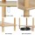 Artiss 5-Tier Wooden Bookshelf Display – 15mm MDF, Pine Legs, 80x30x150cm, 20kg Capacity, Anti-Tip Safety,