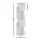Artiss Bookshelf 4 Tiers Particle Board White 40x40x130cm - Edie Rotating Display Shelf for Home & Office