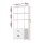 Artiss 152CM White Bookshelf Display Shelf with 2 Drawers, Metal Frame, Easy Assembly, Anti-Tip Kit, 3-Tier Storage