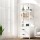 Artiss 152CM White Bookshelf Display Shelf with 2 Drawers, Metal Frame, Easy Assembly, Anti-Tip Kit, 3-Tier Storage